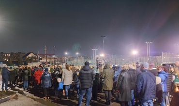 Sosnowiec: Droga Krzyżowa na Plac Papieski (fot. I. Godzisz)