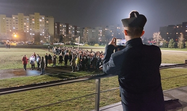 Sosnowiec: Droga Krzyżowa na Plac Papieski (fot. I. Godzisz)