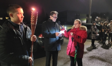 Sosnowiec: Droga Krzyżowa na Plac Papieski (fot. ks. P. Lech)