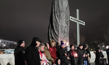 Sosnowiec: Różaniec na Placu Papieskim