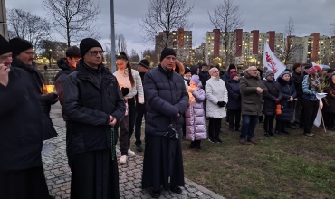 Sosnowiec: Różaniec na Placu Papieskim