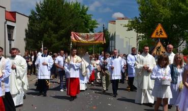 Sosnowiec: Boże Ciało z Biskupem