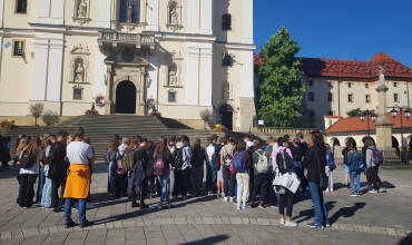 Ósmoklasiści w Kalwarii Zebrzydowskiej